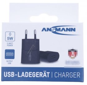 Ansmann Usb Power Supplies - Home Charger Hc105 1001-0108 Usb Charger-power Adapter + 1 Usb Connection 1a 5w