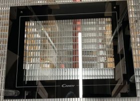 Oven outer Door - 42828621 Door Asm Fct615xl [Candy Hoover]