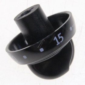 Button - 3550229011 Knob Assembly Timer Black [Electrolux Aeg]
