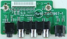 AOC L32W781B - Side AV - 715T1967-1 - (Without Plastic)