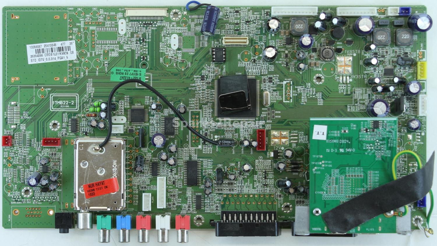 Acoustic Solutions LCD26761HDF - Main AV - 17MB22-2 - 20413345 - 021106 - 17DB22Z-1