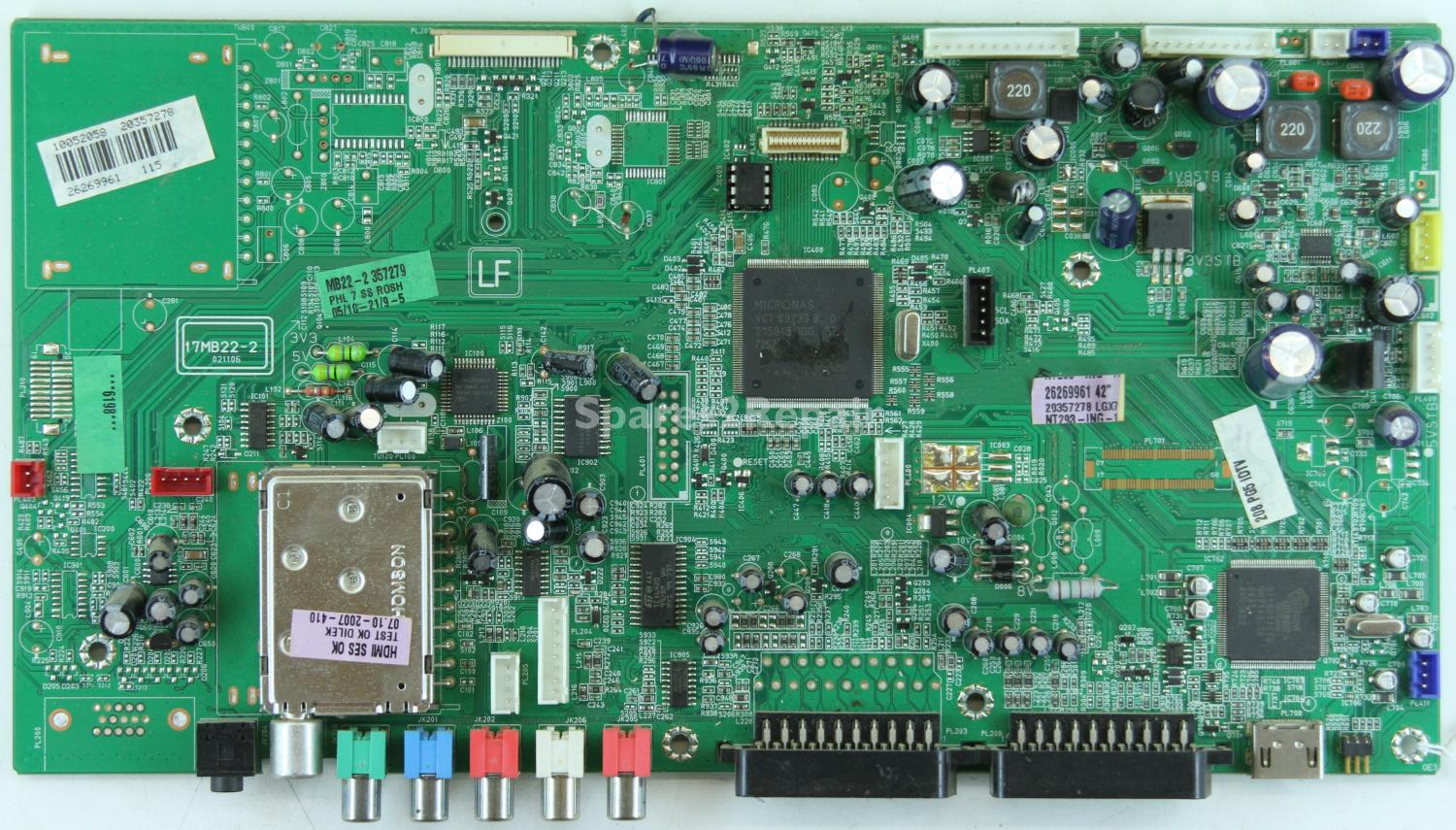 Acoustic Solutions LCD42805HDF - Main AV - 17MB22-2 - 021106 - 20357278