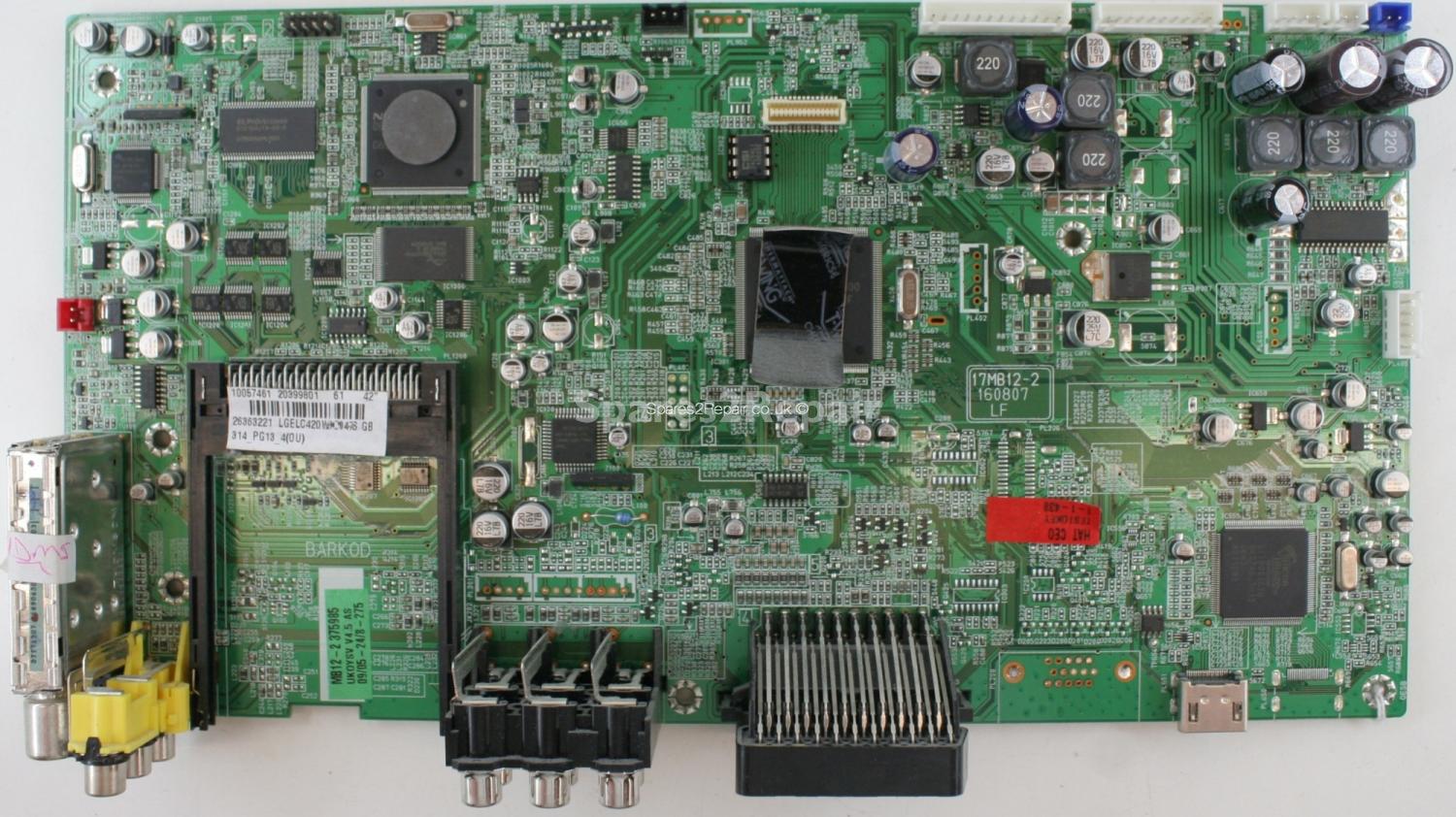 Acoustic Solutions LCD42761HDF - Main AV - 17MB12-2 - 160807 LF - 20399801