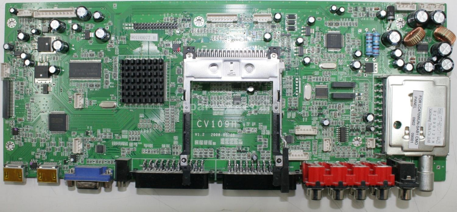 Baird PR42BAIRD - Main AV - CV109H - V1.2 - 812H1447 - T109HX121E04 - 20081220001