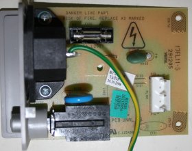 Bush IDLCD32TV22HD - AC Socket - 17FL11-5 - 291205