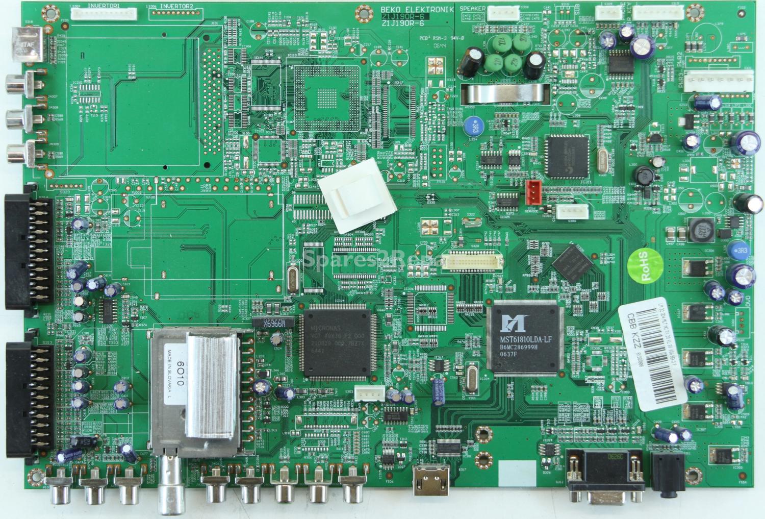 Bush LCD32TV005HD - Main AV - Z1J190R-6 - CBB KZZ