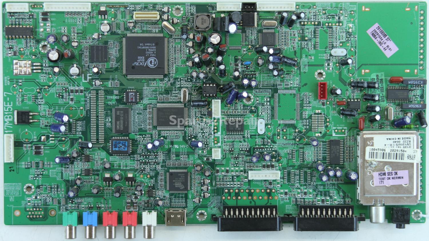 Bush LCD37TVD25HD - Main AV - 20291504 - 17MB15E-7 - 010606 - VER:E7