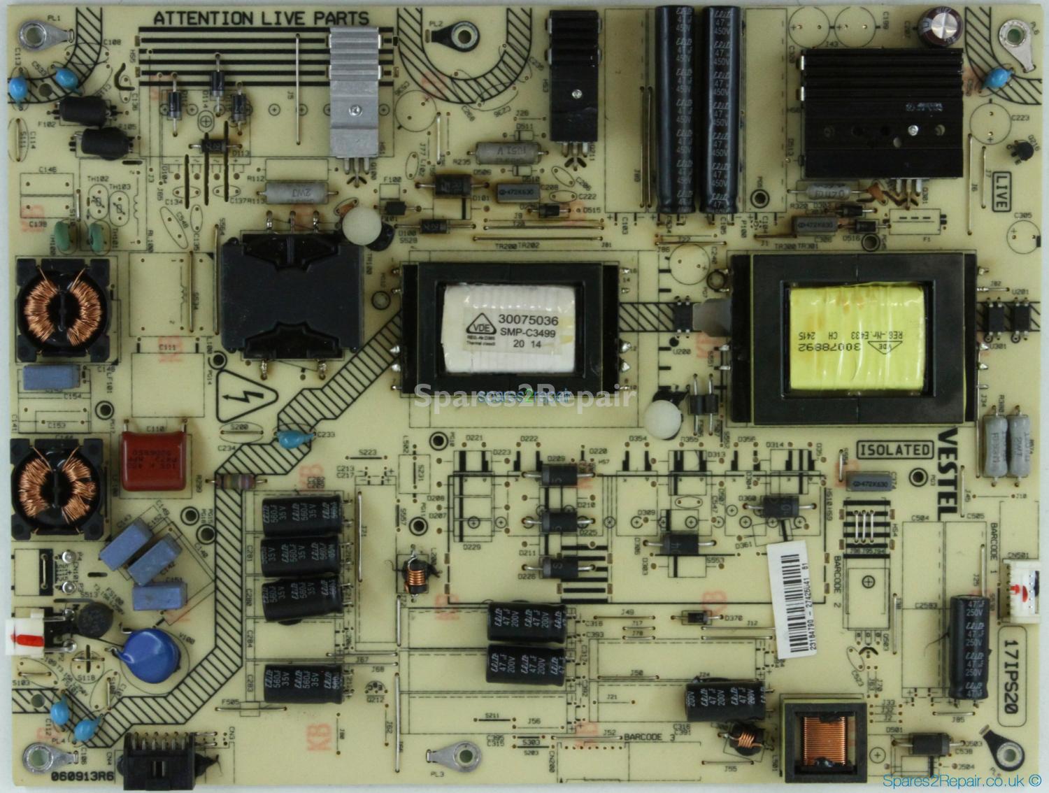 Bush DLED50265FHD - PSU - 23184790 - 17IPS20 - 060913R6