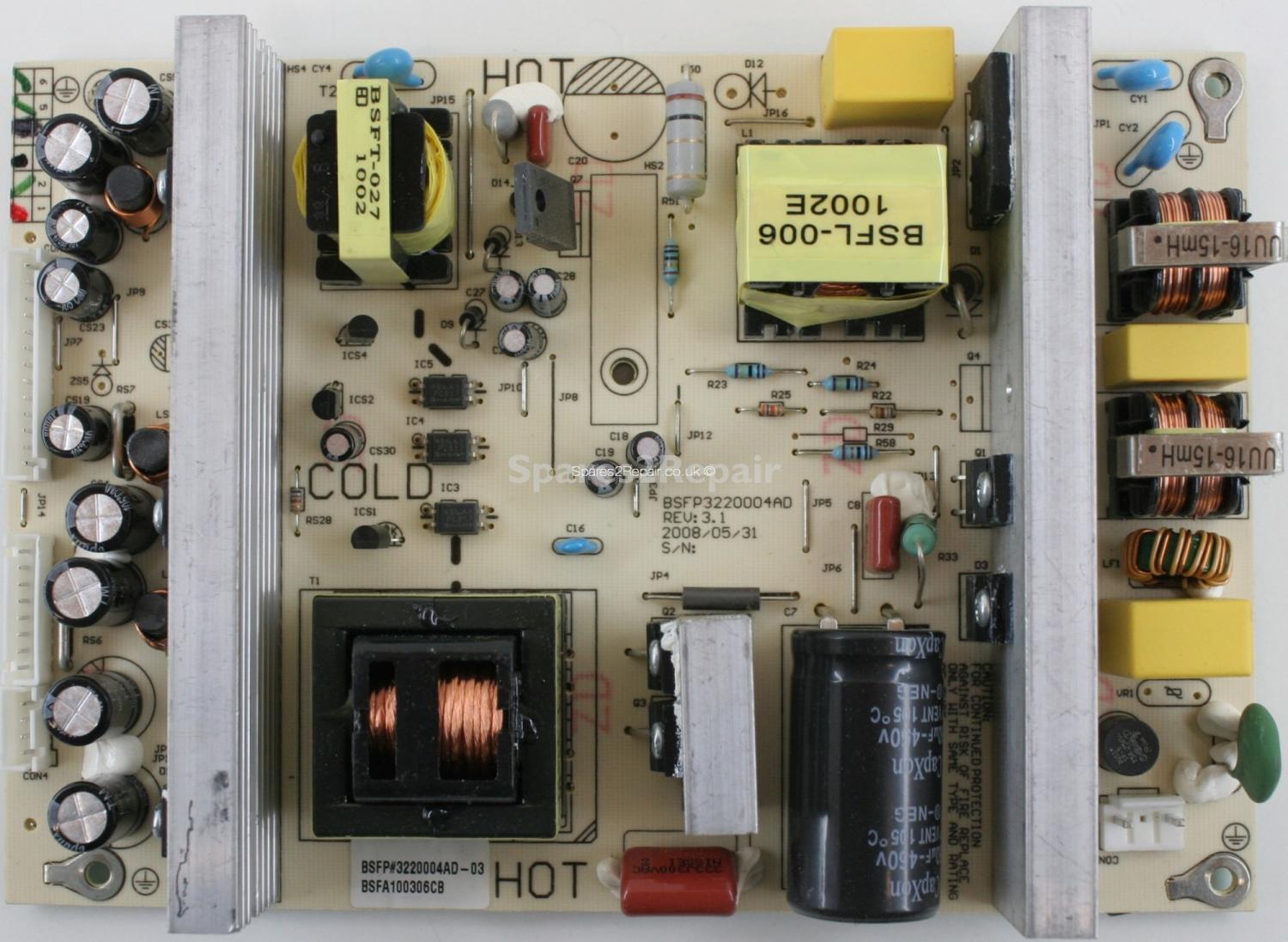 Digitrex CTF3271A - PSU - BSFP3220004AD - Rev 3.1 - BSFA100306CB