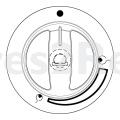 Hot Plate - 3116622048 Control Knob hob green [Electrolux Aeg]