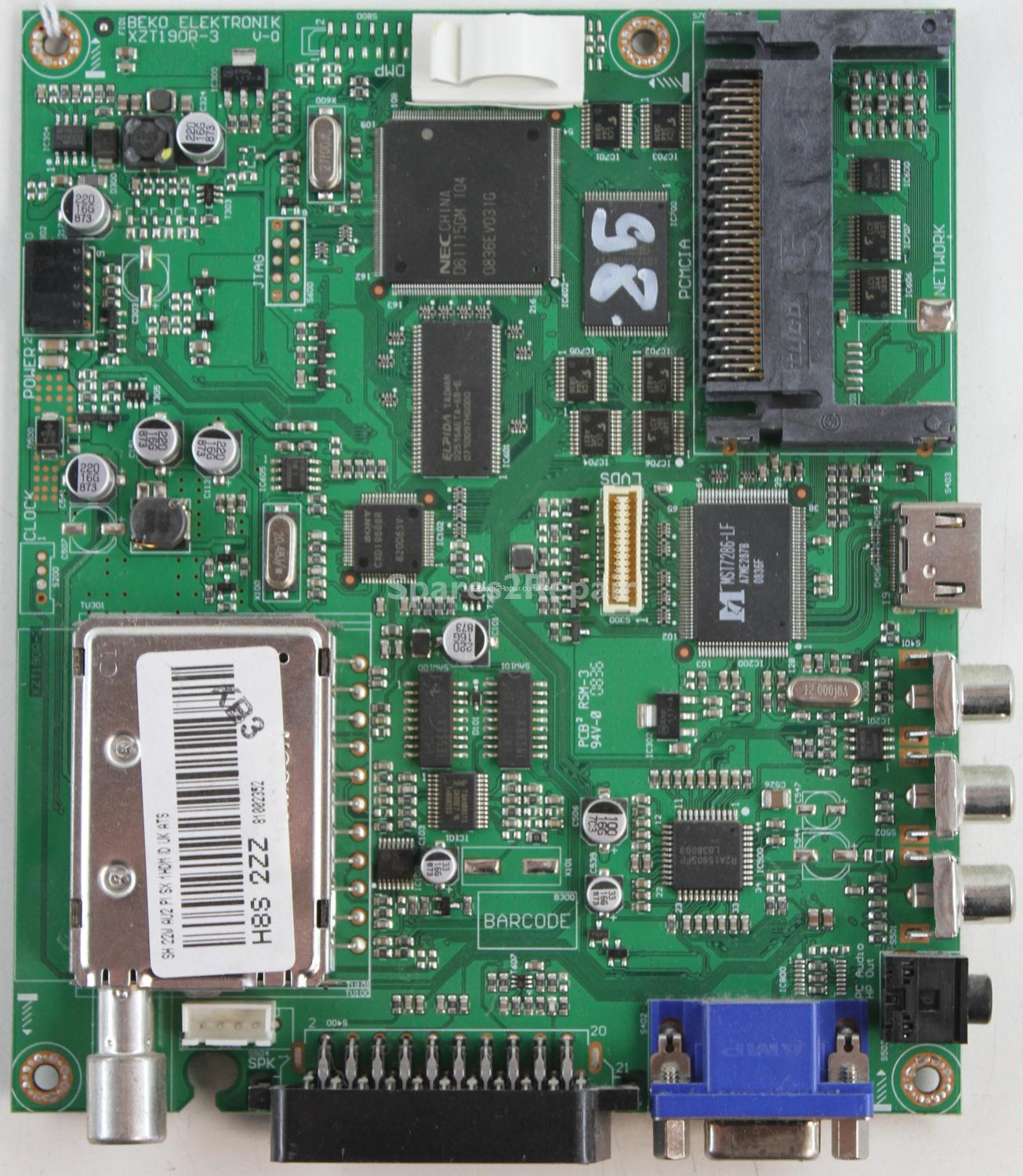 Grundig GU22B4 - Main AV - XZT190R-3 - V-0