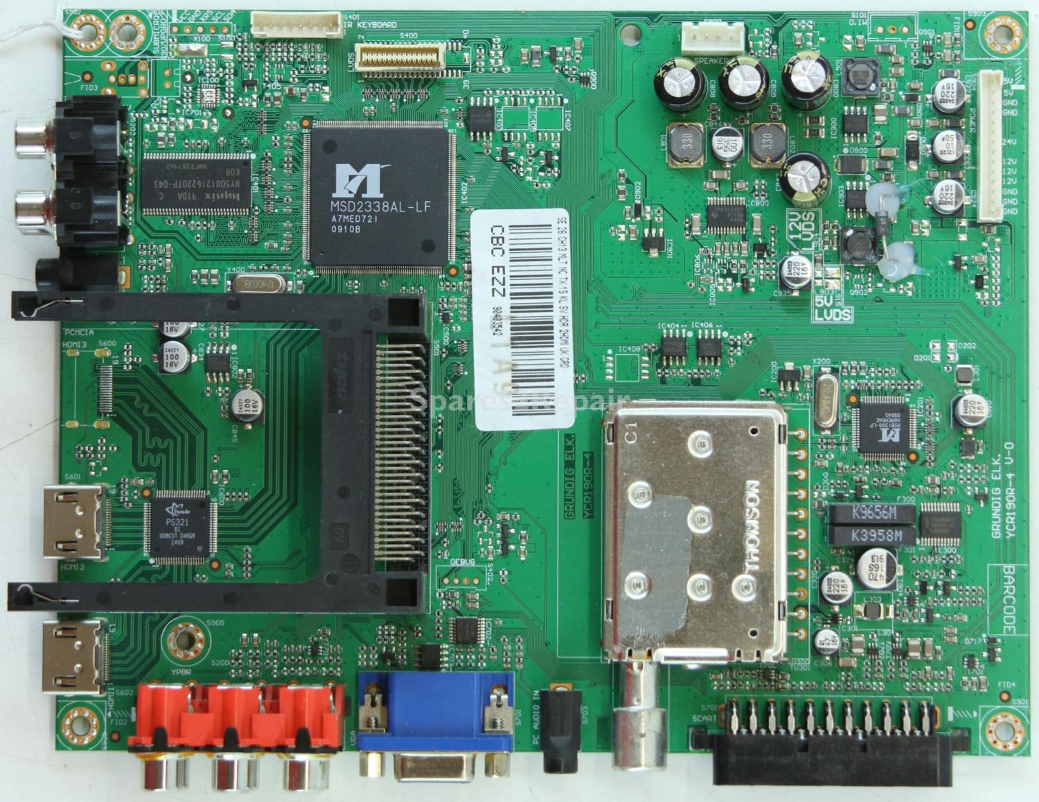 Grundig GU26BLK - Main AV - YCR190R-4 - CBCEZZ