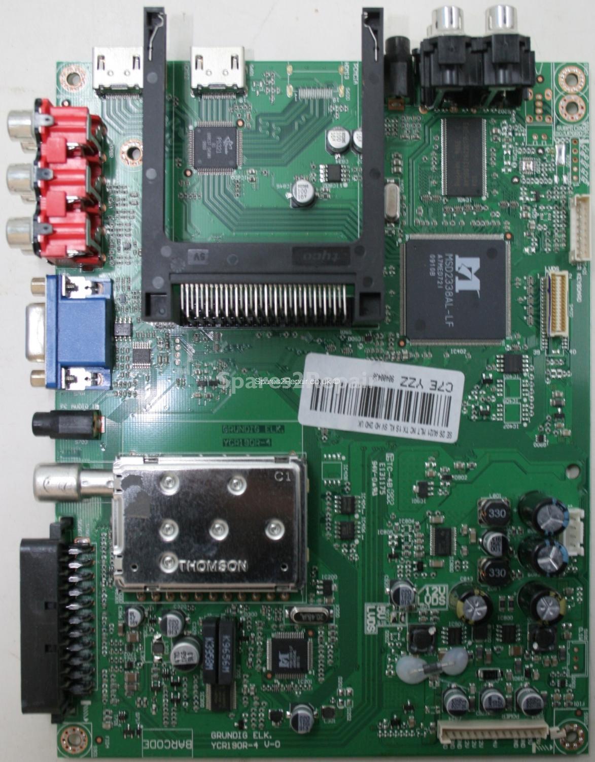 Grundig GU26BLK - Main AV - YCR190R-4 - C7E YZZ