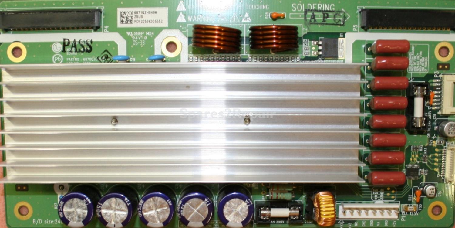 Hitachi 42PD3200 - ZSUS - 42V7 Z - 6870QZE017B - PDP 041213