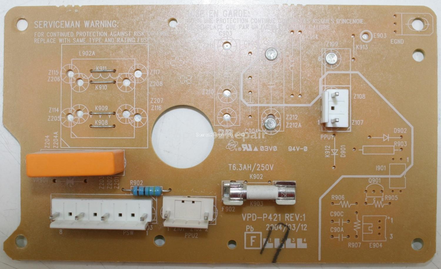 42PD4200 - Board - VPD-P421 REV 1