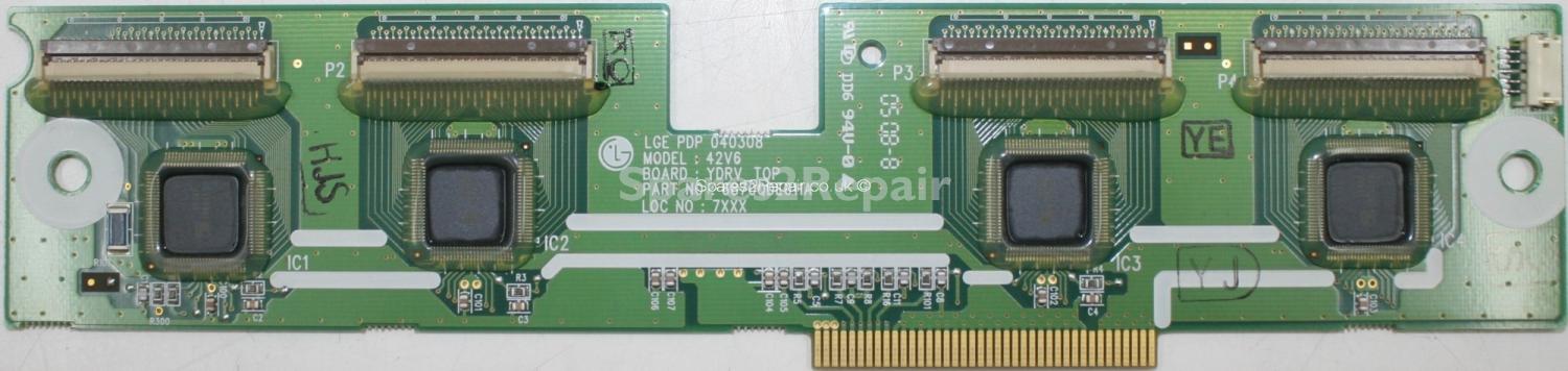 Hitachi 42PMA225EZ - DRV - 6871QDH066B - 6870QDE011A - PDP 040308 - 42V6 YDRV_TOP