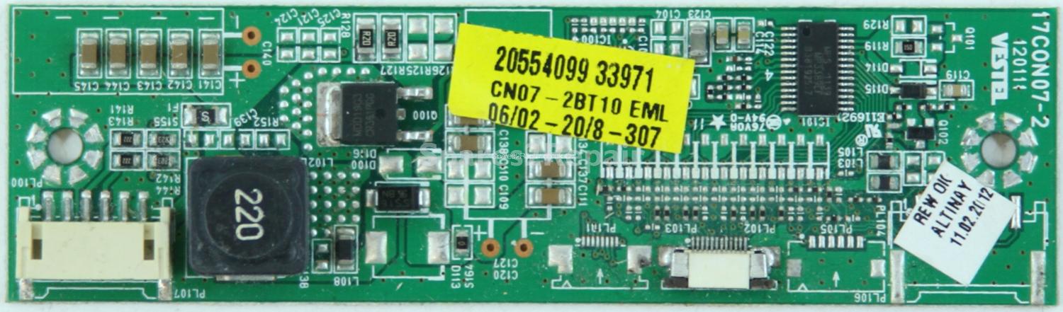 Hitachi L24DG07U - LED Driver Board - 20554087 - 20554099 - 17CON07-2 - 120111
