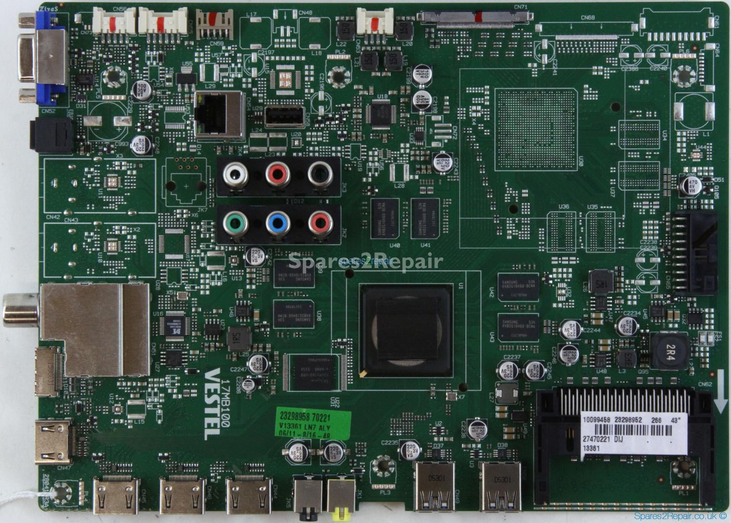 Hitachi 43HGT69U - Main AV - 23298952 - 17MB100 - 280415R3A