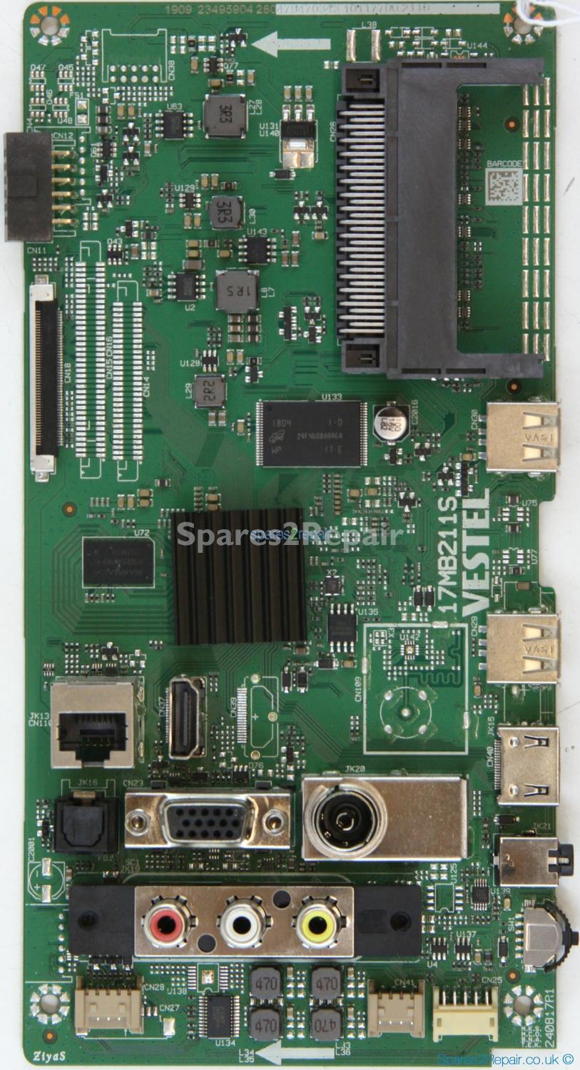 Hitachi 50HB26T72U - Main AV - 23495904 - 17MB211S - 240817R1