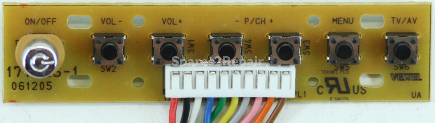 Hitachi 20LD2400 - Buttons - 17TK26-1 - 061205