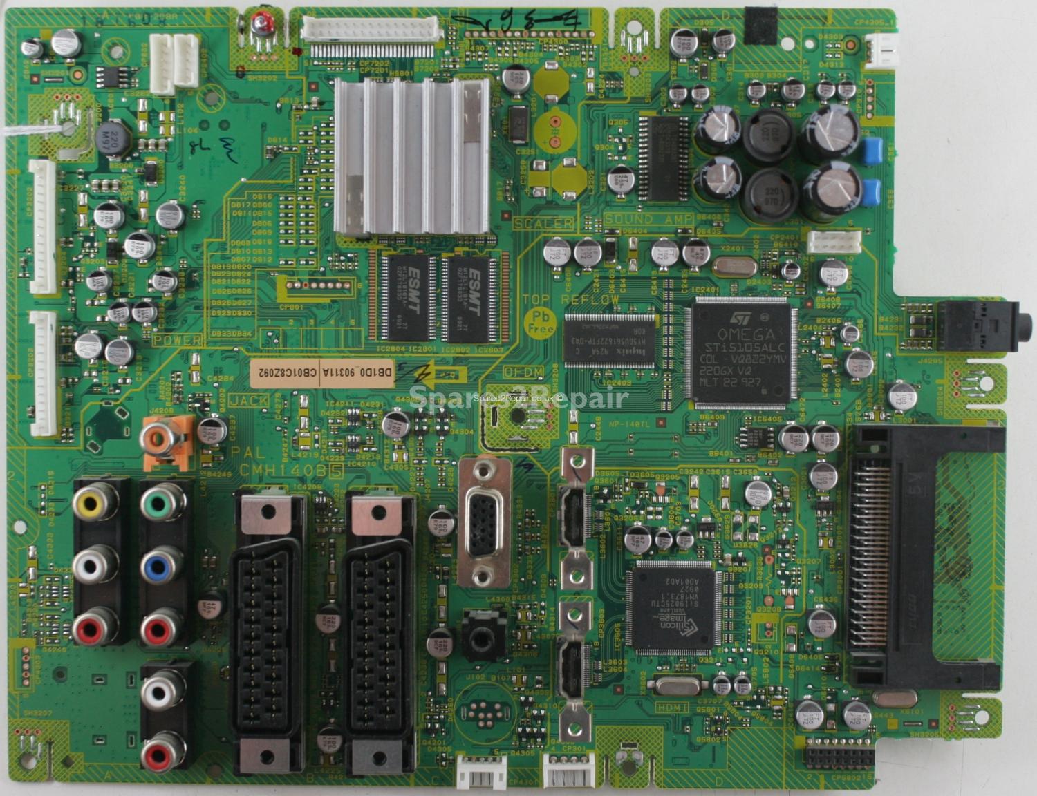 Hitachi 26LD5550UA - Main AV - CMH140B 5 - DB1D0_90311A