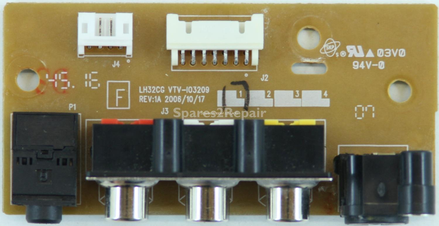 Hitachi 26LD9000TA - Side AV - LH32CG VTV-103209 - REV:1A - 455ADT88L01