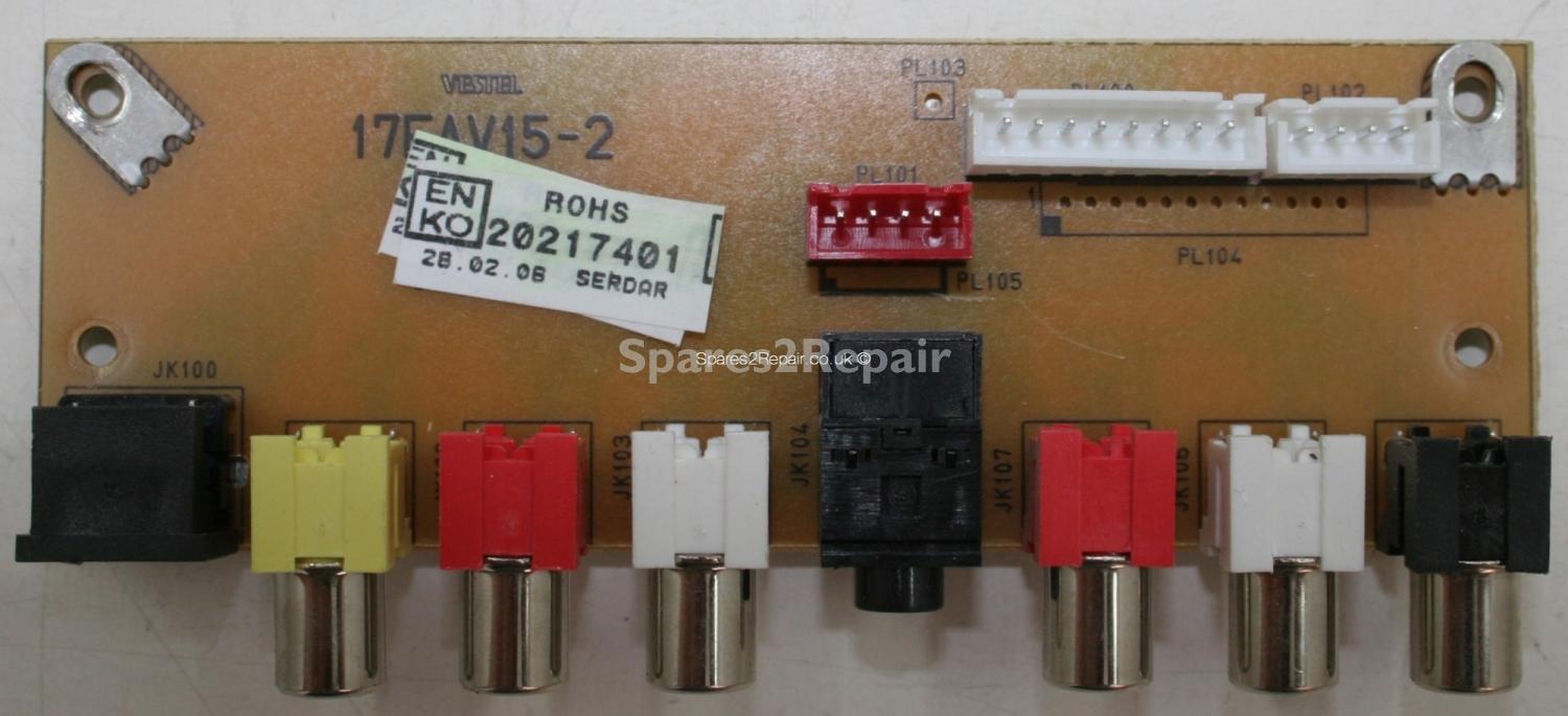 Hitachi 37LD6600A - Side AV - 17FAV15-2 - 20217401