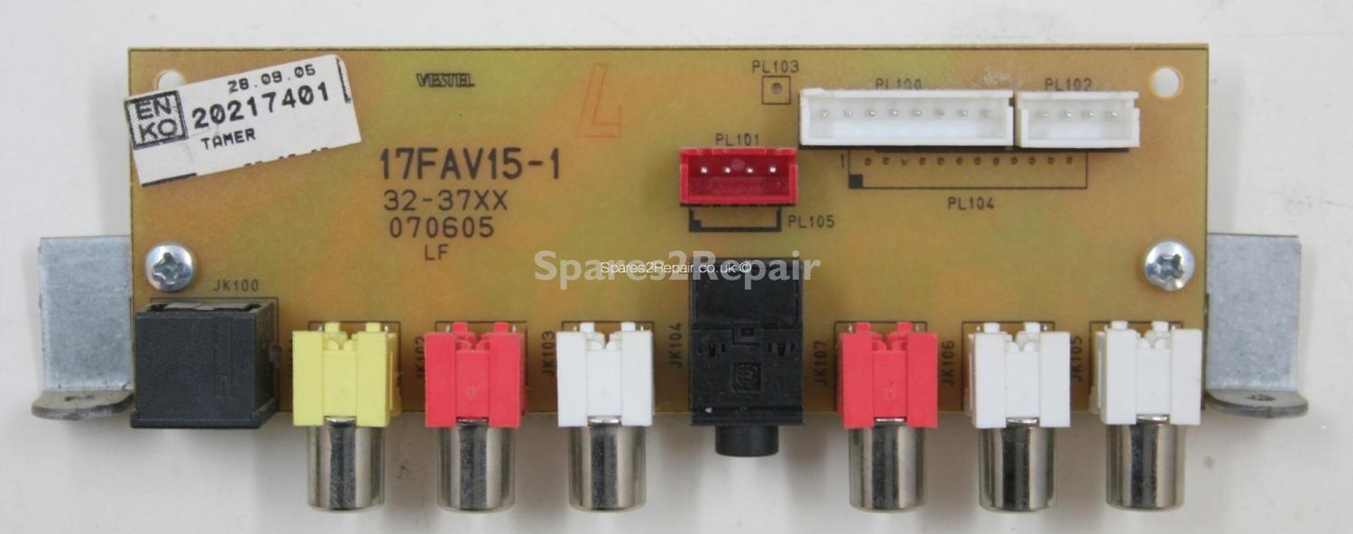 Hitachi 42PD6600 - Side AV - 17FAV15-1 - 070605 - 32-37XX - 20217401