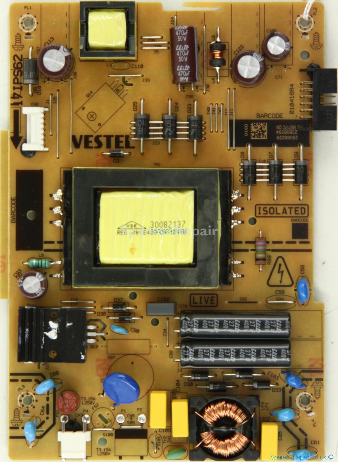 JVC LT-39C770 - Power Supply - 23506354 - 17IPS62 - 010416R4
