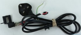 Logik L32DIGB20 - Power Cable & Power Rocker Switch - H05VV-F - LEONI