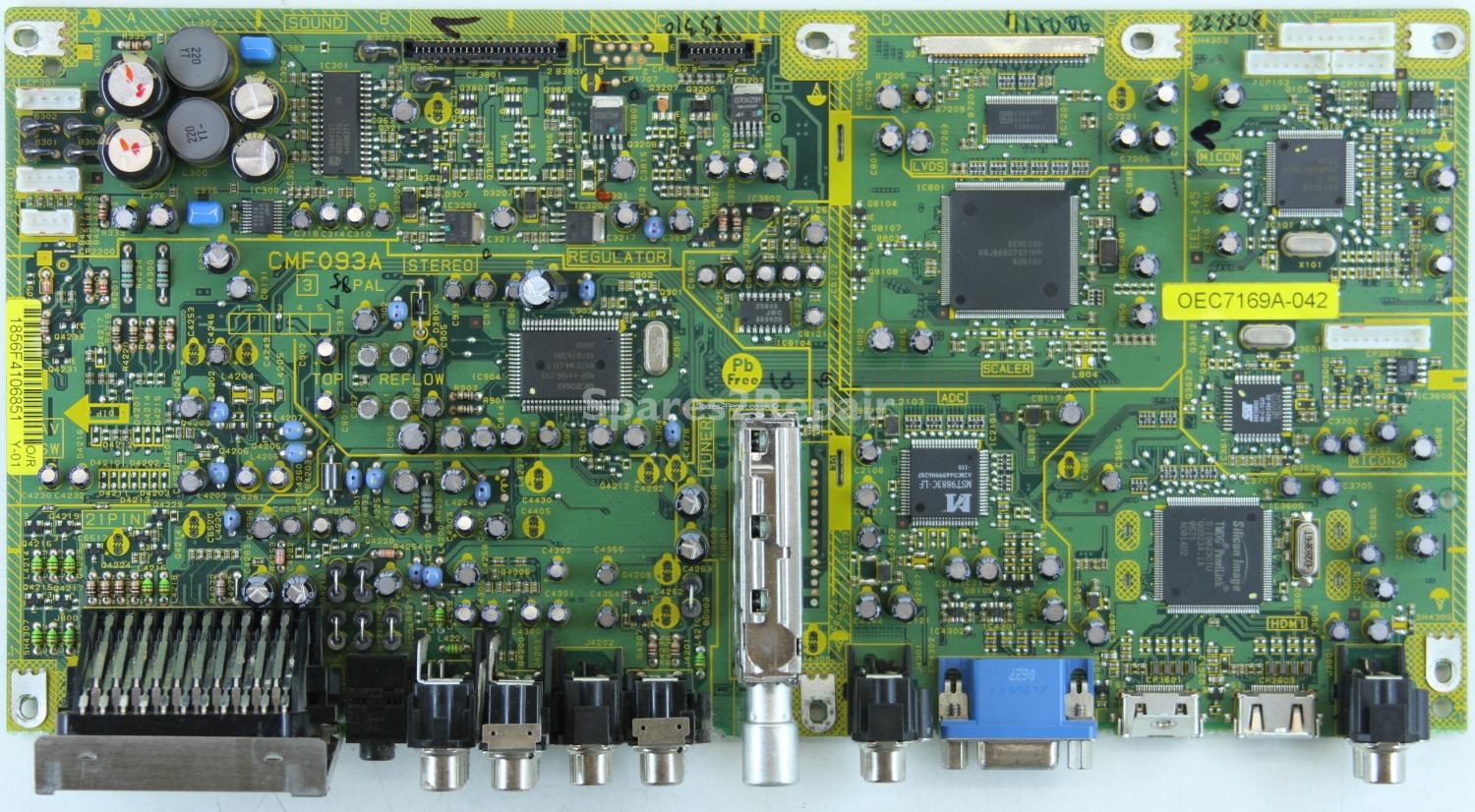 Orion TV-37094 - Main AV - CMF093A - OEC7169A-042