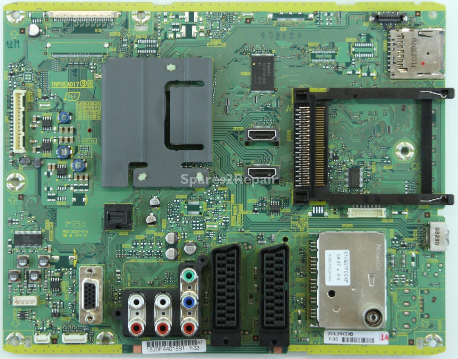 Panasonic TX-L26X20B - Main AV - TNP0EA017 9A