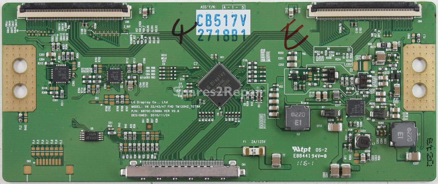 Panasonic TX-L42E3B - T-Con - 6871L-2718B - 6870C-0368A - VER V0.6