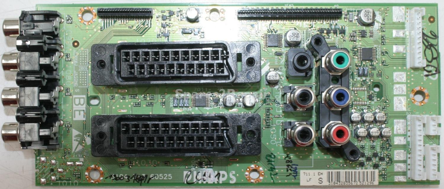 Philips 32PFL7562D - AV Inputs - 3104 313 60525 - 310432835672