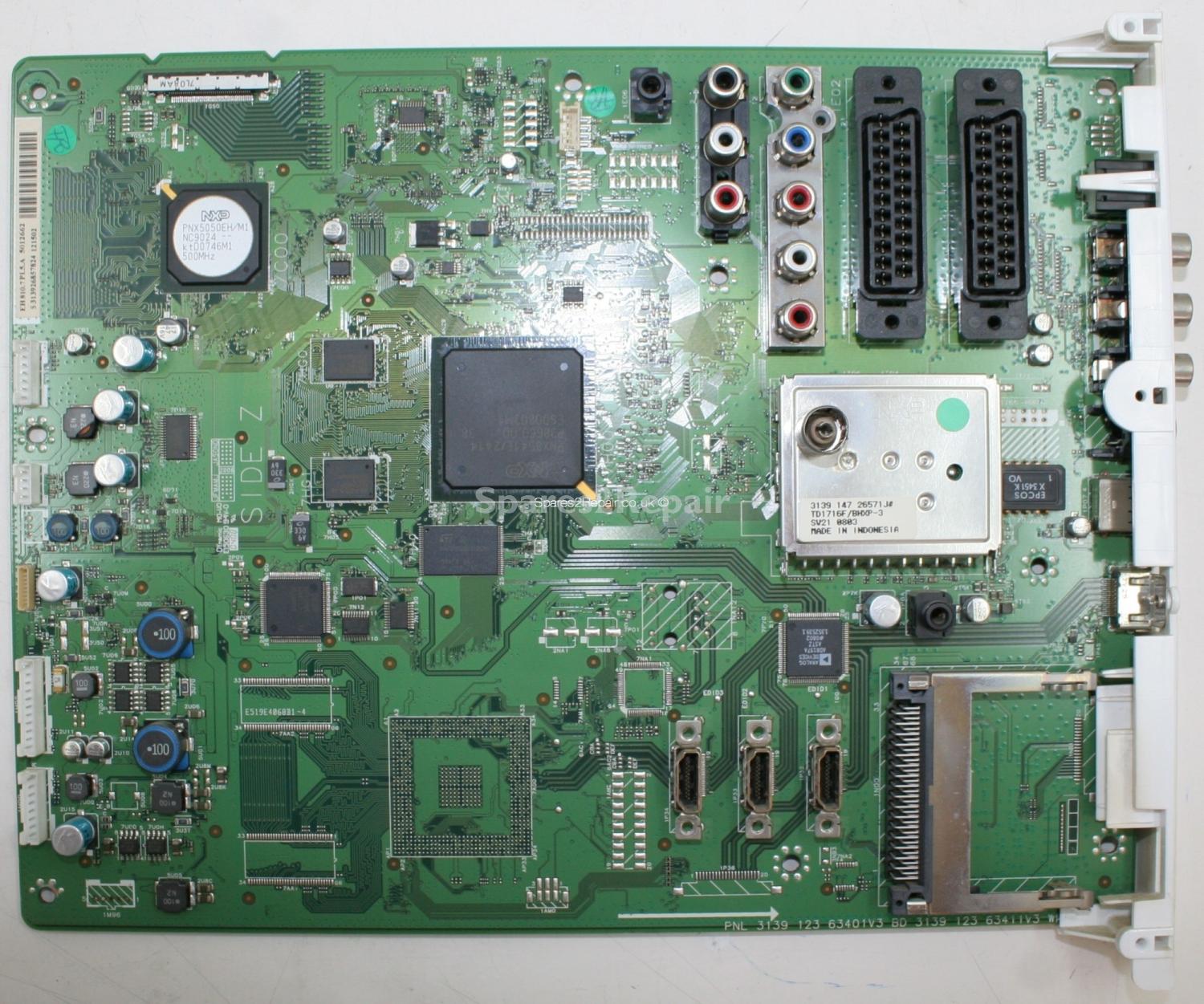 Philips 47PFL7603D-10 - Main AV - 3139 123 63401V3 BD - 3139 123 63411V3 - 313926857824