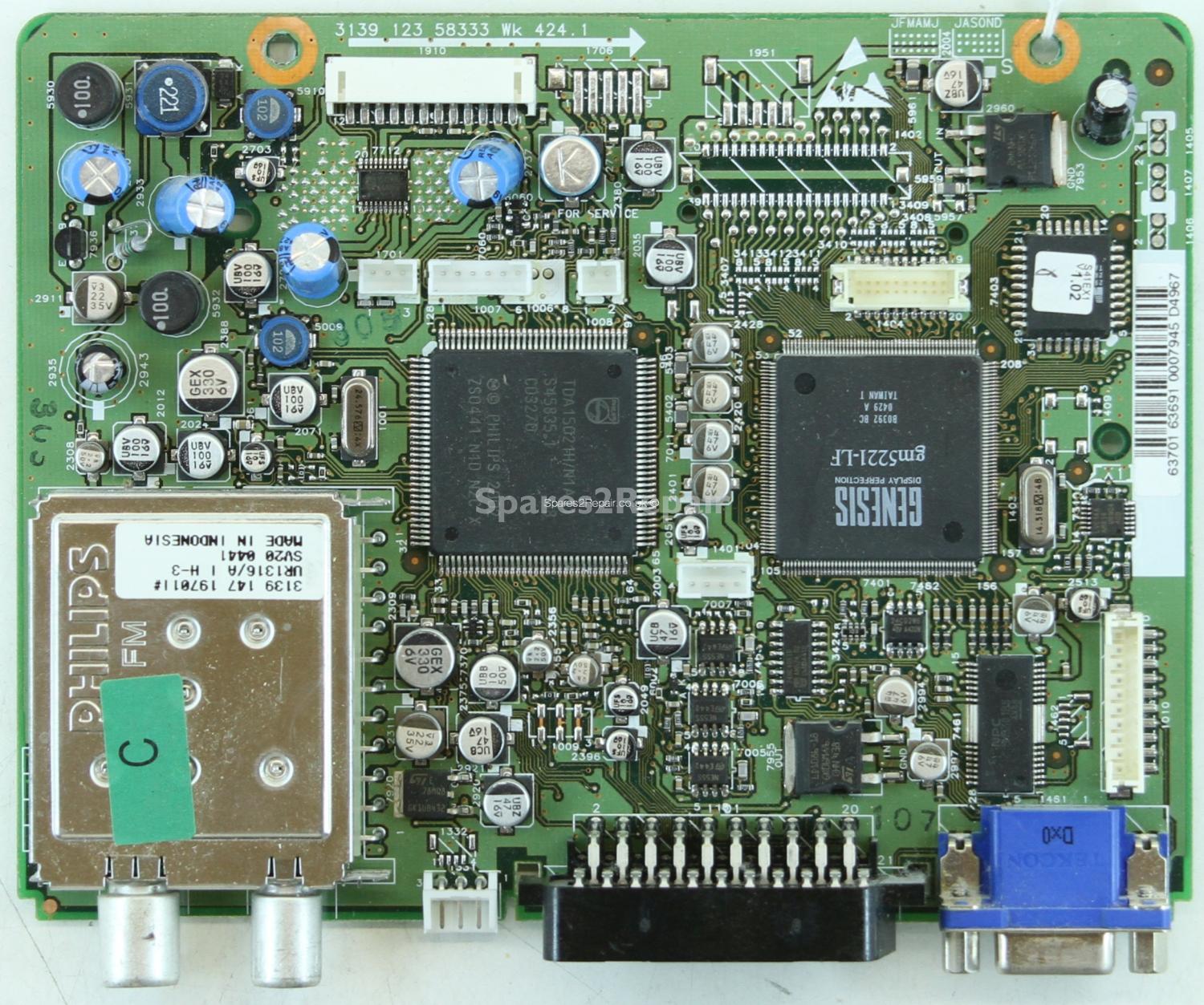 Philips 17PF8946/12 - Main AV - 3139 123 58333