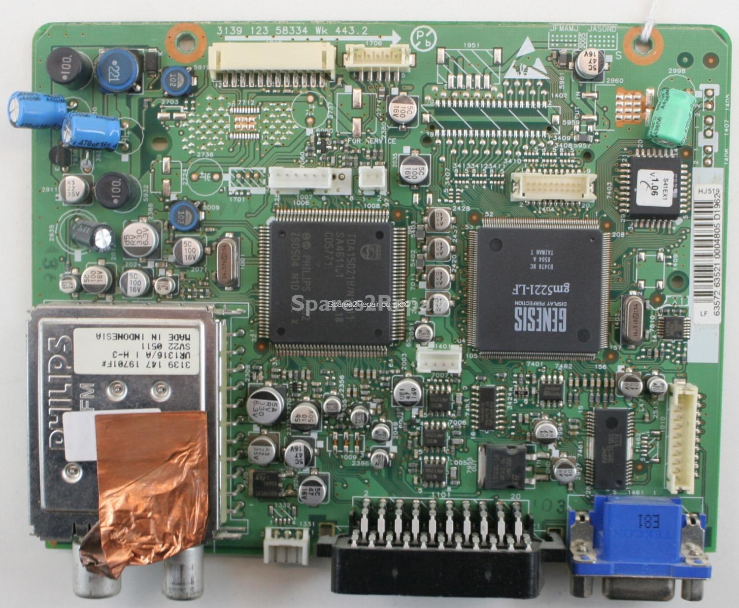 Philips 23PF5321/01 - Main AV - 3139 123 58334 - Wk 443.2