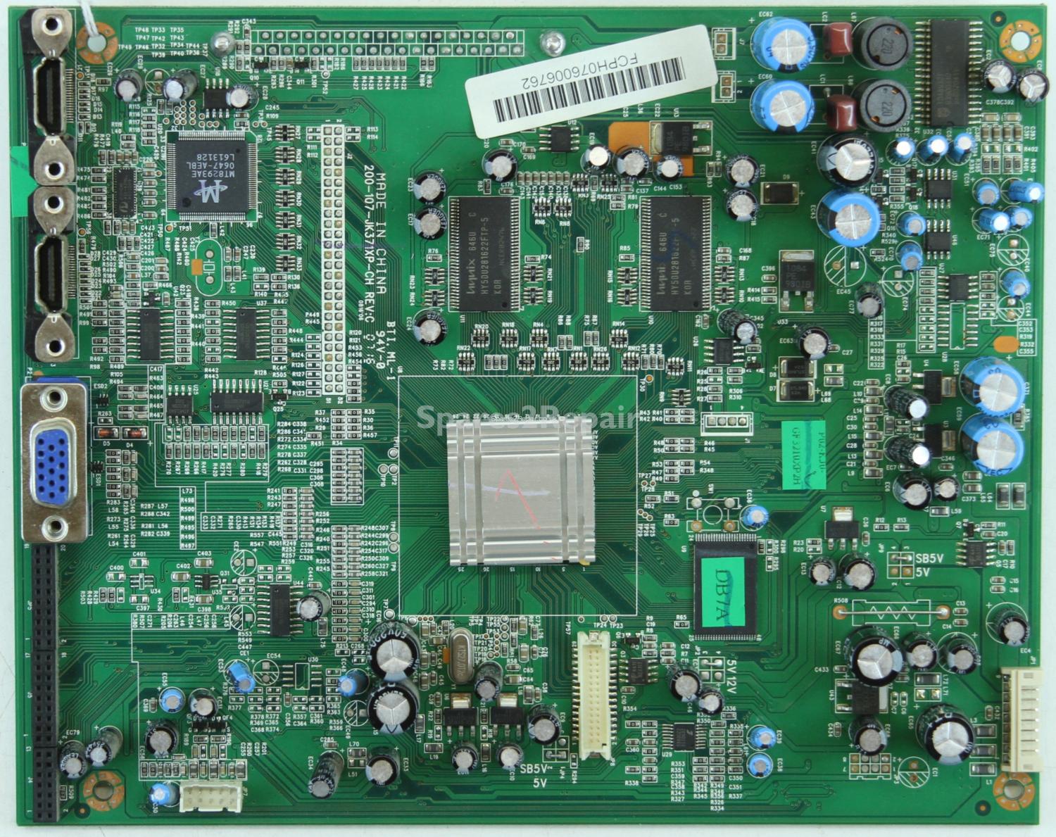 Polaroid FLU-3232 - Main AV - 200-107-JK371XP-CH - REV:C - 899-KJ0-GF3210XP2H - REV:01