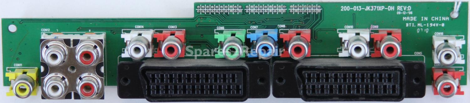 Polaroid TLU-03711C - Main AV - 200-013-JK371XP-DH REV.D - 899-I00-GF321XPH REV01