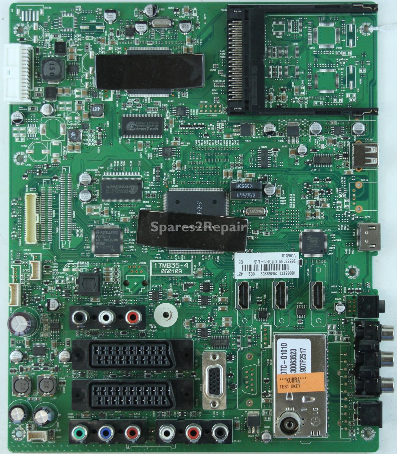 Sanyo CE42FD47-B - Main AV - 20459259 - 17MB35-4 - 060109