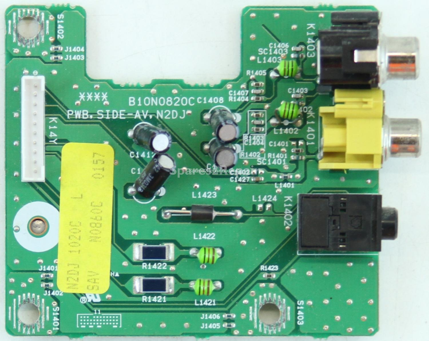 Sanyo CE30LD3-B - Side AV - B10N0820C