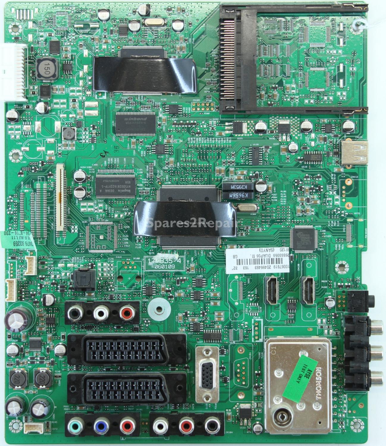 Sanyo CE32LD47-B - Main AV - 17MB35-4 - 060109 - 20496493