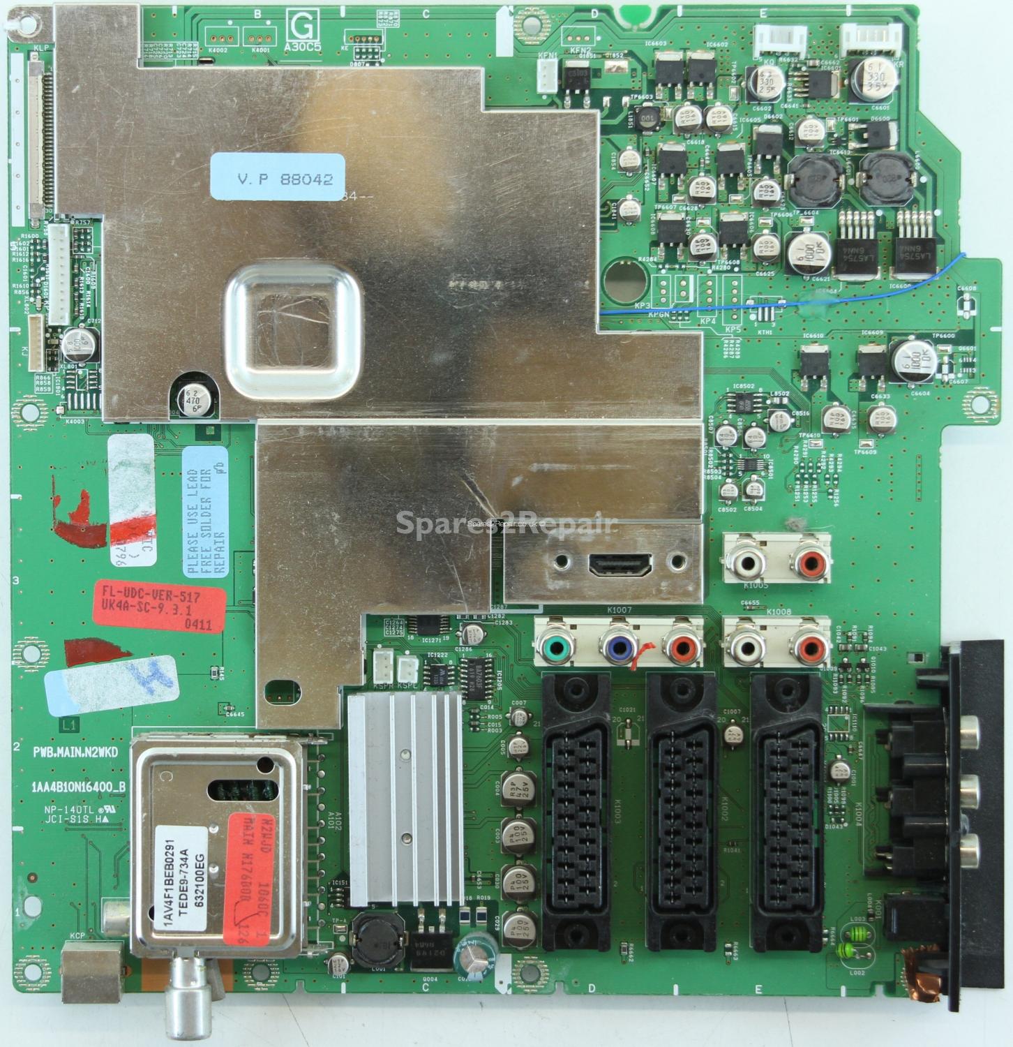 Sanyo CE32LD6-B - Main AV - PWB.MAIN.N2WKD - 1AA4B10N16400_B