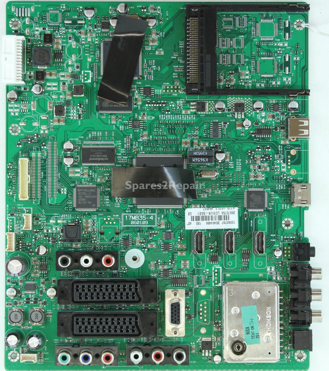 Sanyo CE42FD47-B - Main AV - 17MB35-4 - 060109 - 20484456