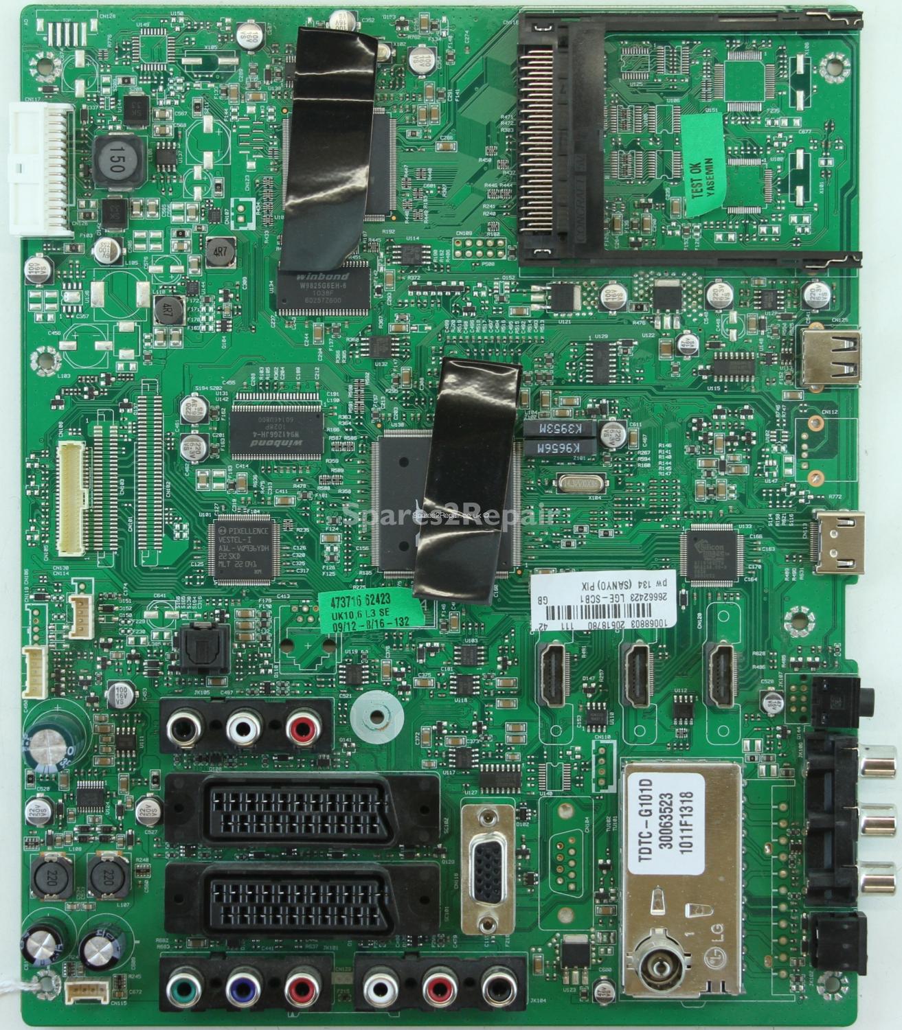 Sanyo CE42FD47-B - Main AV - 17MB35-4 - 20518780