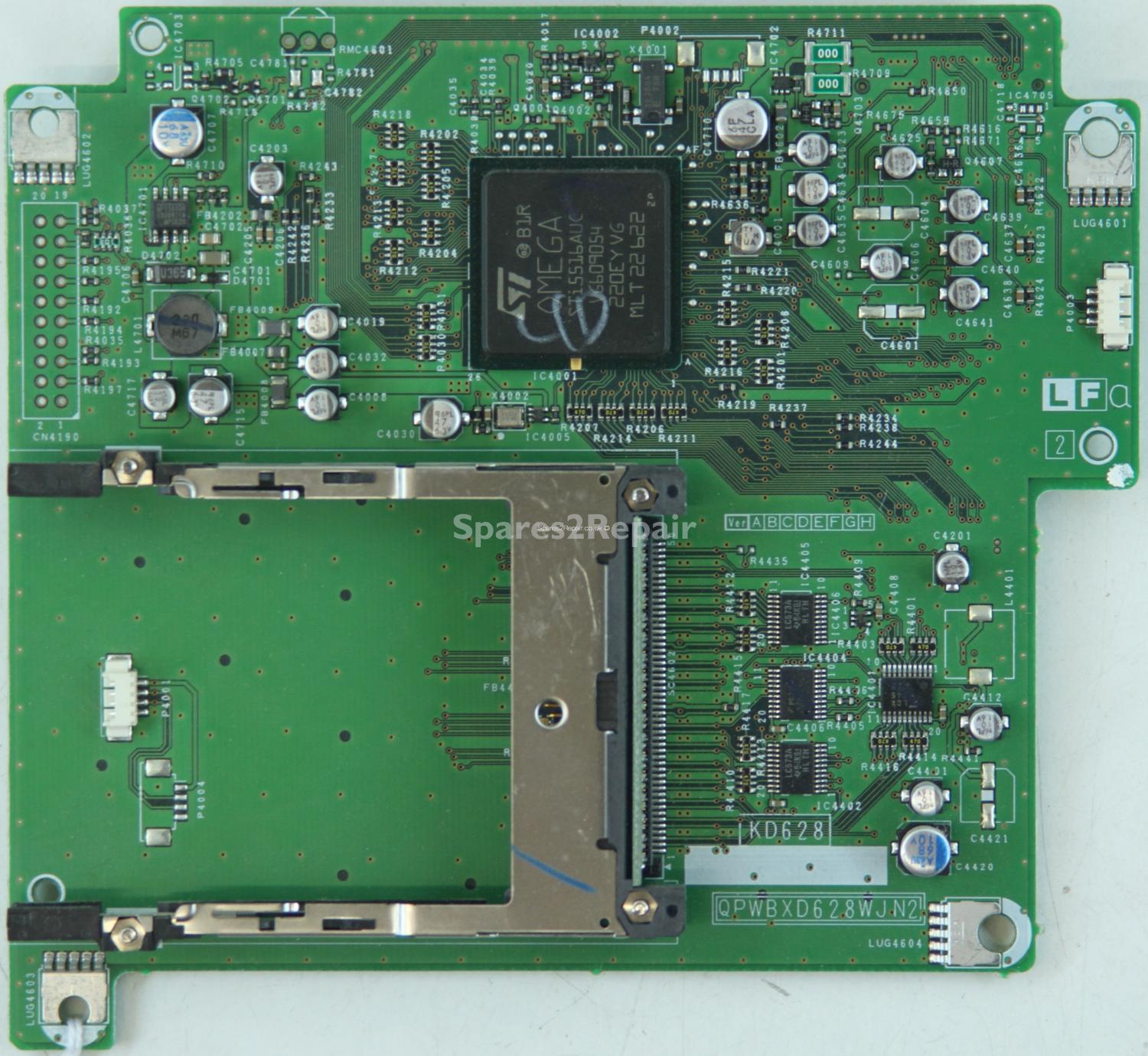 Sharp LC-32GD8E - Card Reader - KD628 - QPWBXD628WJN2 (Without Connector)