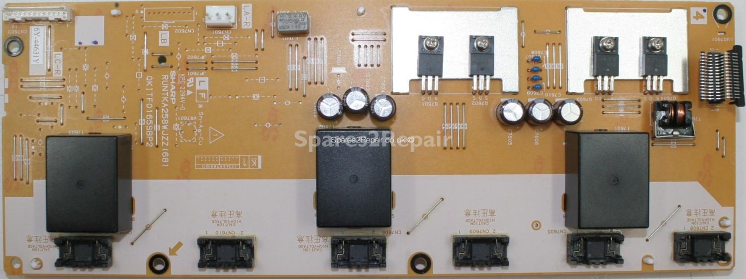 Sharp LC-46XD1E Inverter - RUNTKA258WJZZ(68) - QKITF0165SBP2