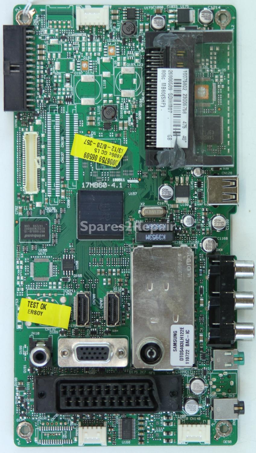 Sharp LC-40F22E - Main AV - 17MB60-4.1 - 23006758 - 100511