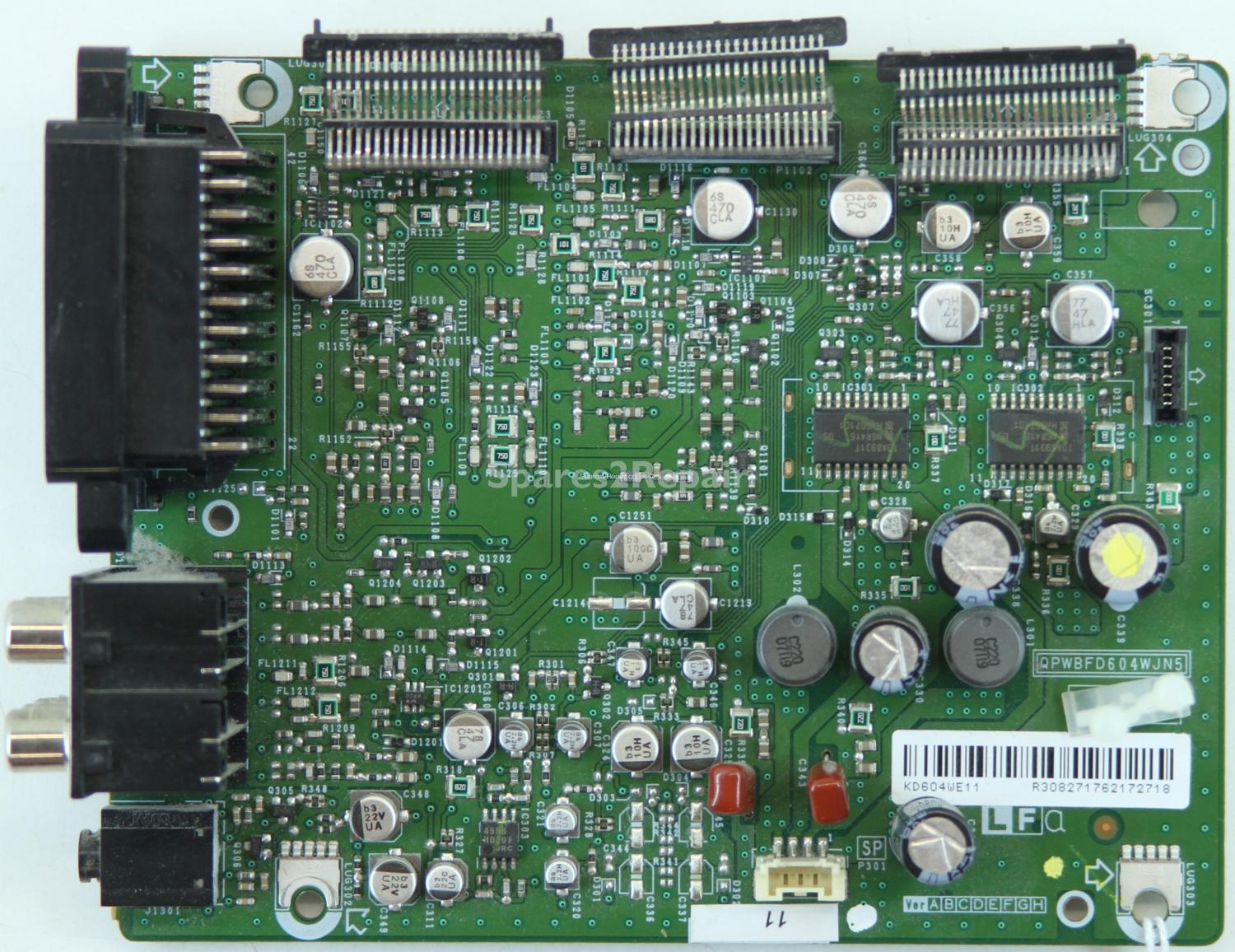 Sharp LC46XD1E - AV Inputs - QPWBFD604WJN5