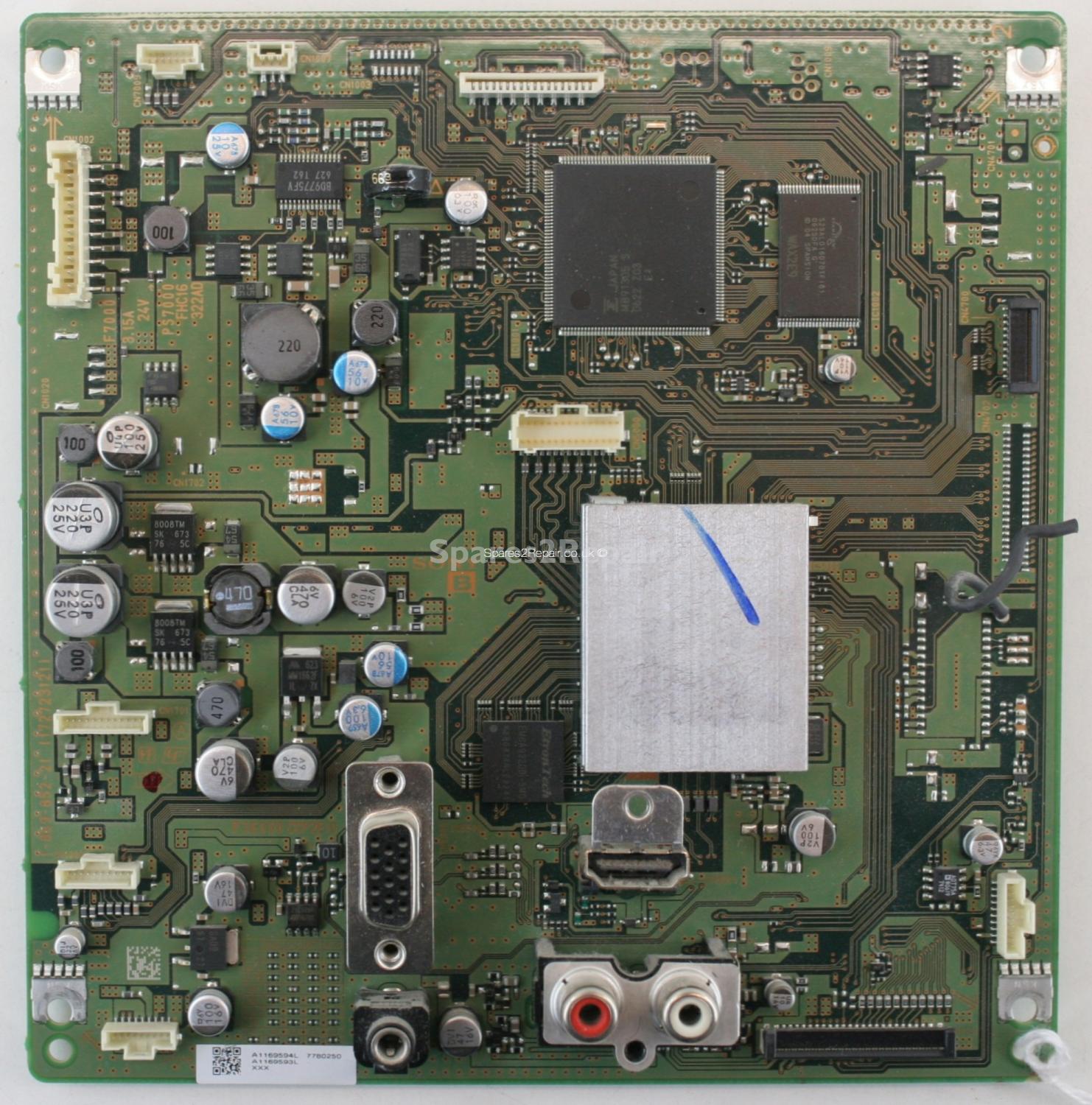 Sony KDL-40S4010 - Main AV - 1-869-852-21 - 172723121 - A1169594L